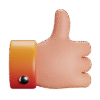 3D Icon Thumb Up
