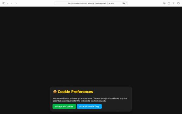 Cookie Consent Dark