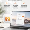 My Tasks portable task manager interface showing daily task list in light mode on desktop