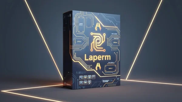 Premium Laperm software product box representing digital business tools and professional software solutions