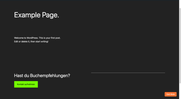 Dark Mode Plugin