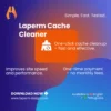 Laperm Cache Cleaner – WordPress Performance Optimization Plugin Laperm Cache Cleaner plugin interface for WordPress showing cache optimization and performance cleaning tools