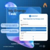 My Energy Tasks software dashboard for organizing daily tasks based on user energy levels and task intensity
