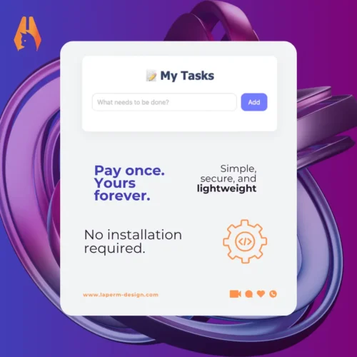 My Tasks productivity software dashboard for organizing daily tasks, schedules, and workflow management
