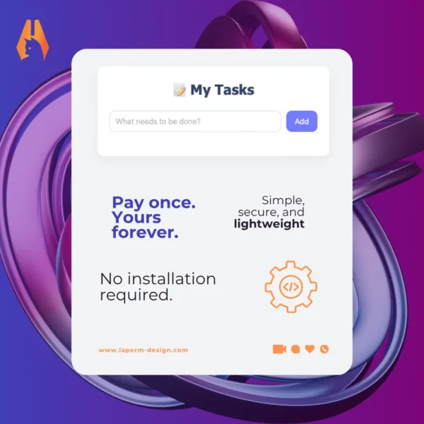 My Tasks productivity software dashboard for organizing daily tasks, schedules, and workflow management