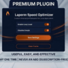 Laperm Speed Optimizer dashboard showing premium lightweight performance settings for WordPress.